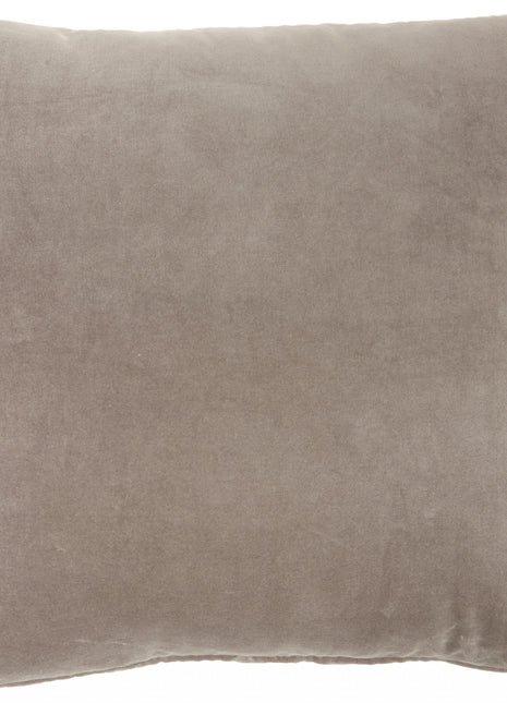 Taupe Soft Velvet Accent Throw Pillow-0