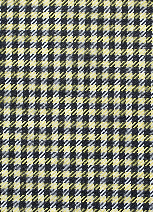 Yellow Houndstooth Lumbar Throw Pillow-8