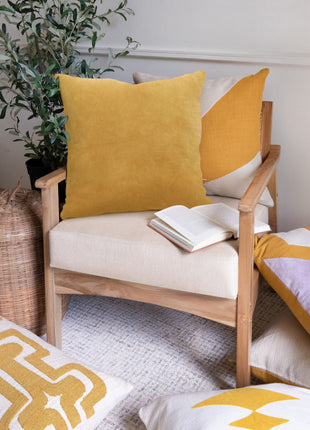 20" Yellow Throw Pillow-5