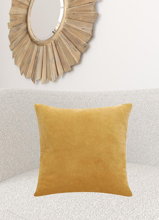 20" Yellow Throw Pillow-4