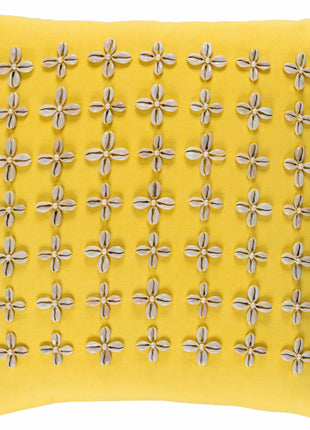 Wimblington Yellow Throw Pillow - Clearance-0