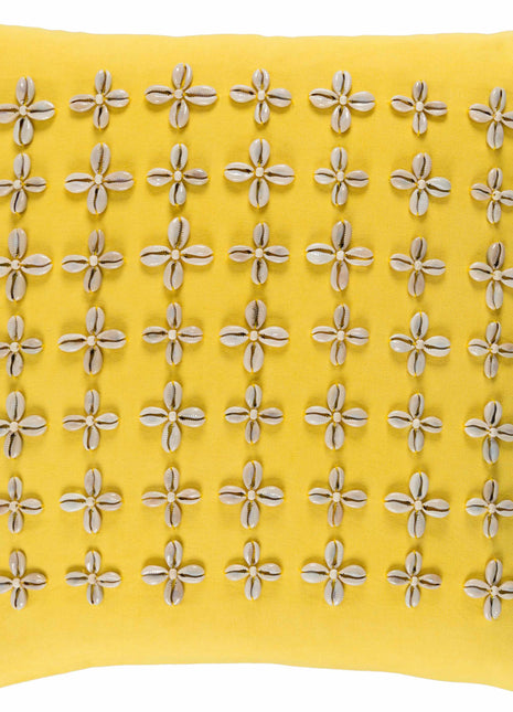 Wimblington Yellow Throw Pillow - Clearance-0